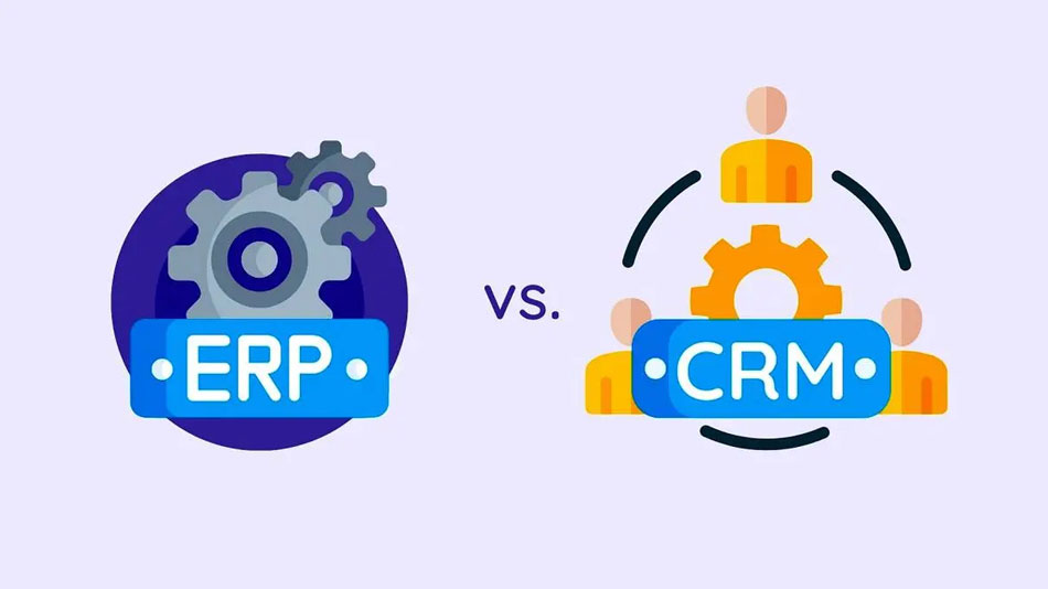 مقایسه ERP و CRM