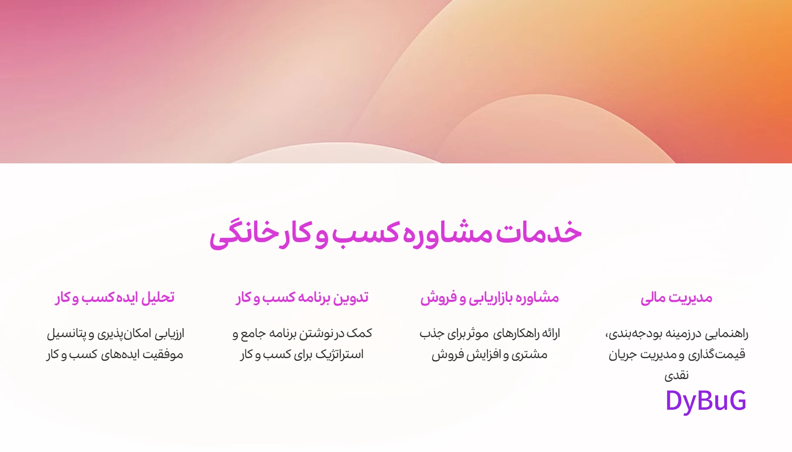مشاوره کسب و کار خانگی | دیباگ