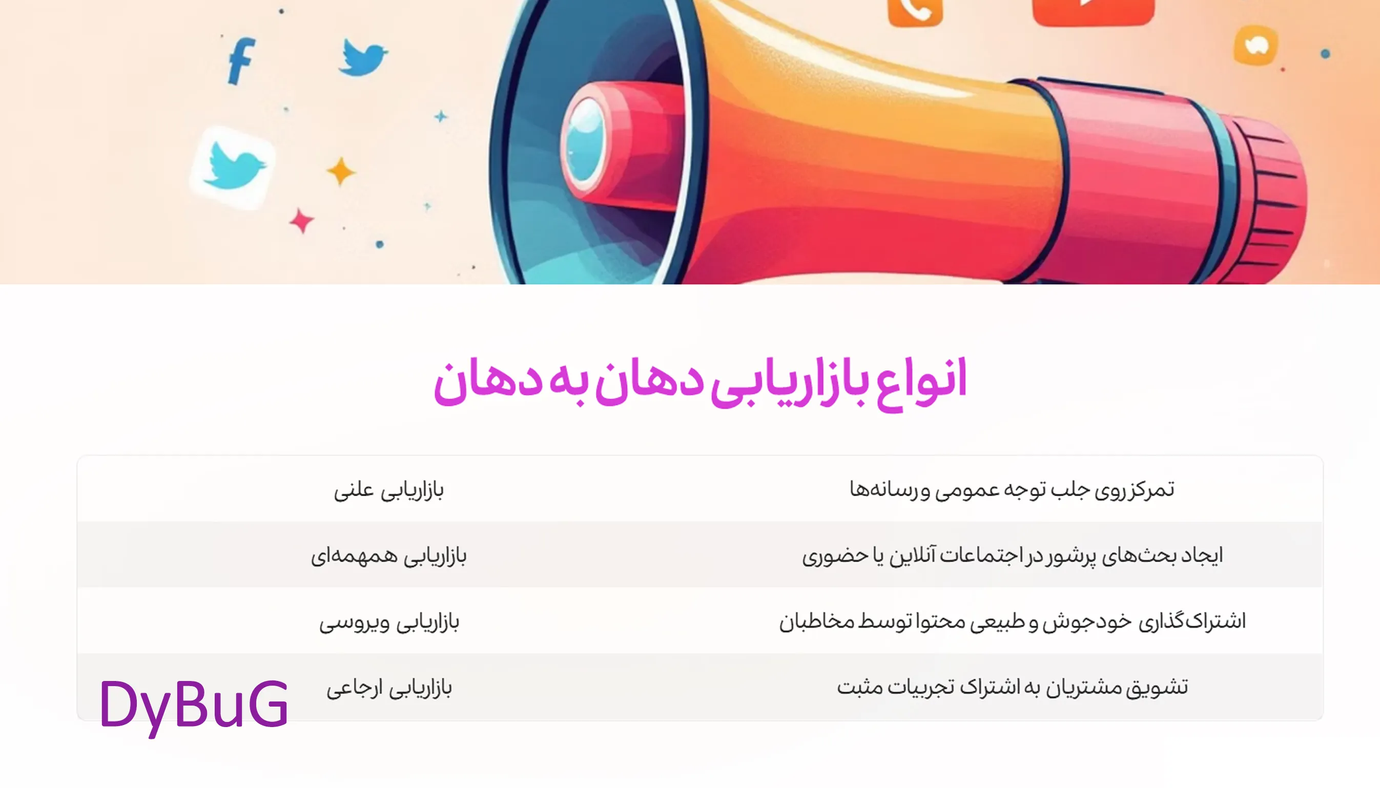 تأثیر تبلیغات دهان به دهان | دیباگ