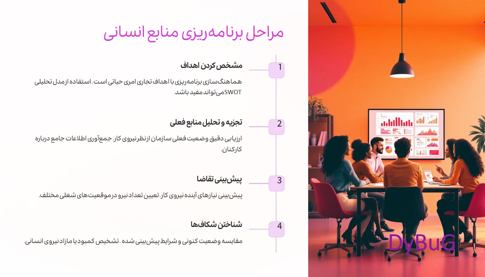 مزایای برنامه ریزی منابع انسانی