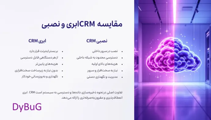 مقایسه crm تحت وب و نصبی دیباگ