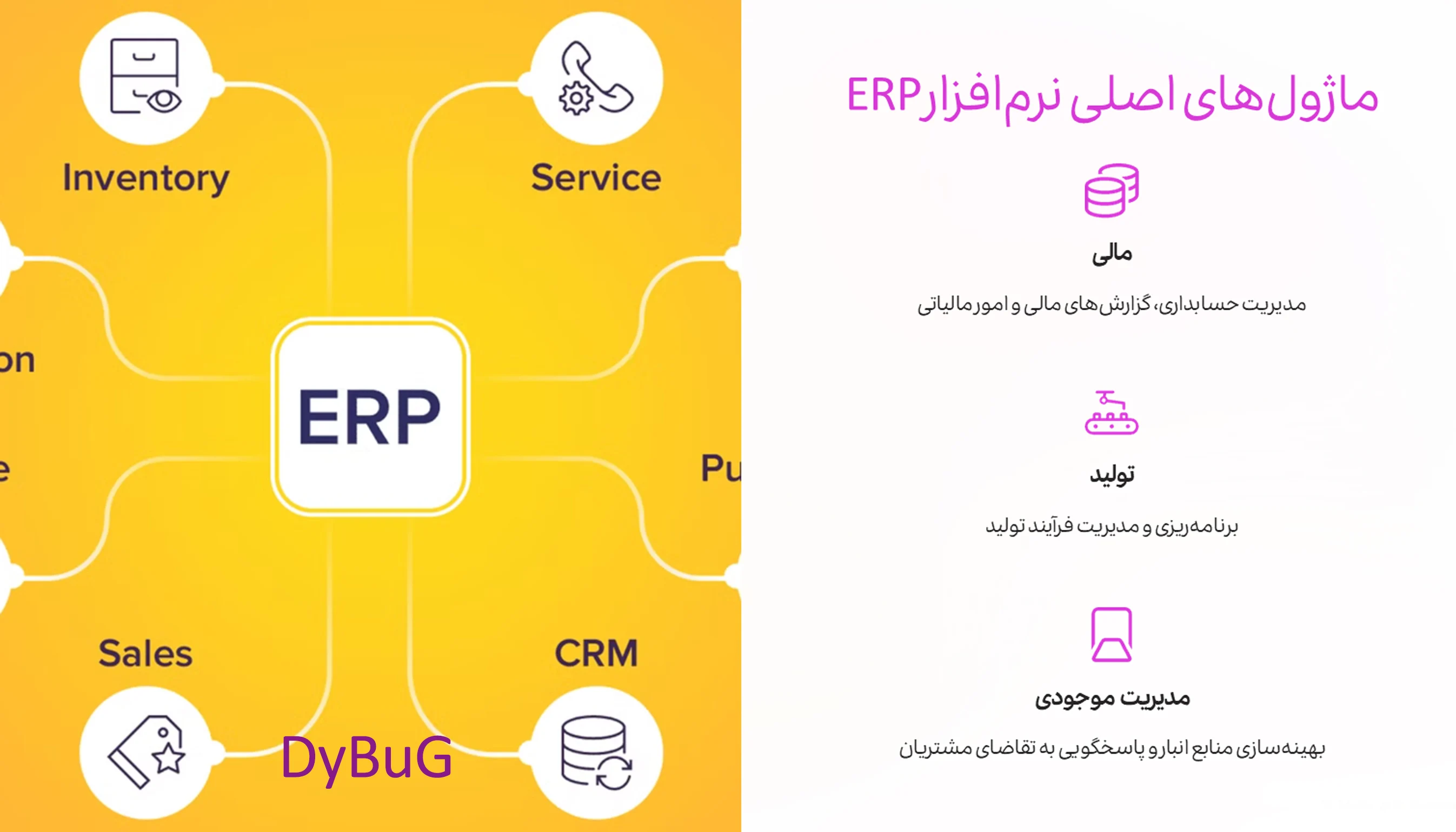 مزایای سیستم ای آر پی | دیباگ