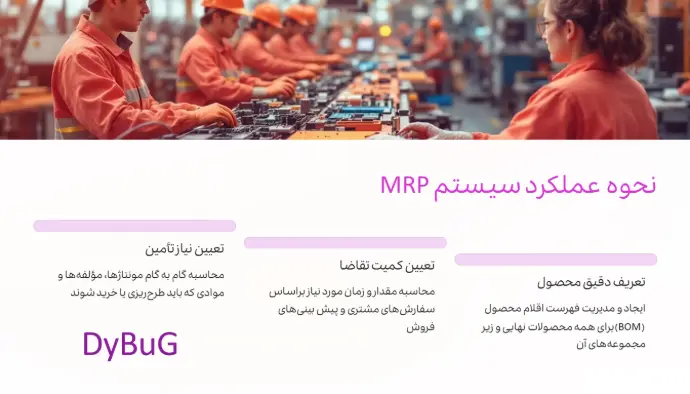 نحوه عملکرد سیستم MRP چیست | دیباگ