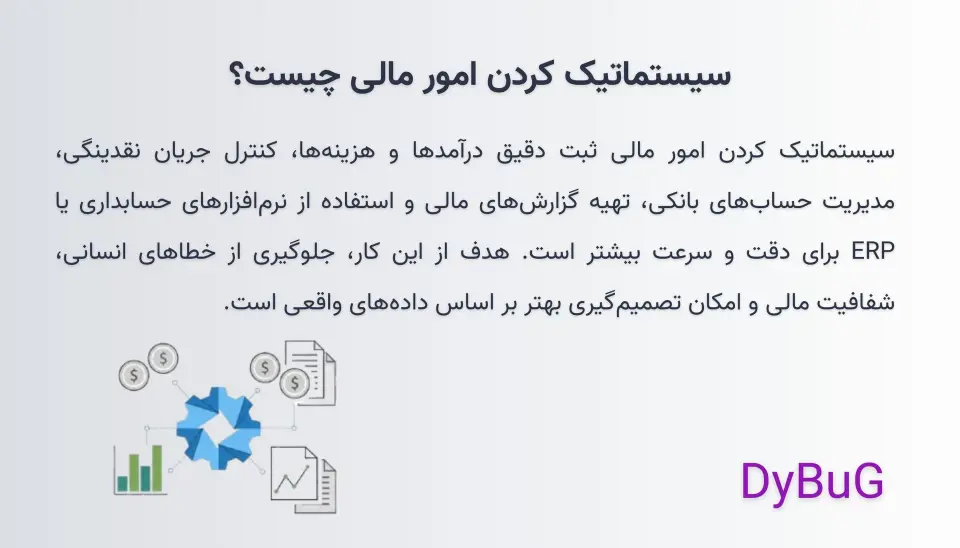 سیستماتیک کردن امور مالی دیباگ